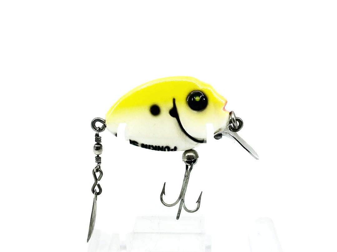 Heddon Punkin Spin 382 YPR Yellow Back/Pearl Belly Color