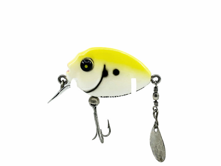 Heddon Punkin Spin 382 YPR Yellow Back/Pearl Belly Color