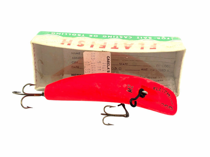 Helin Flatfish M2, RFL Red Fluorescent Color w/Box