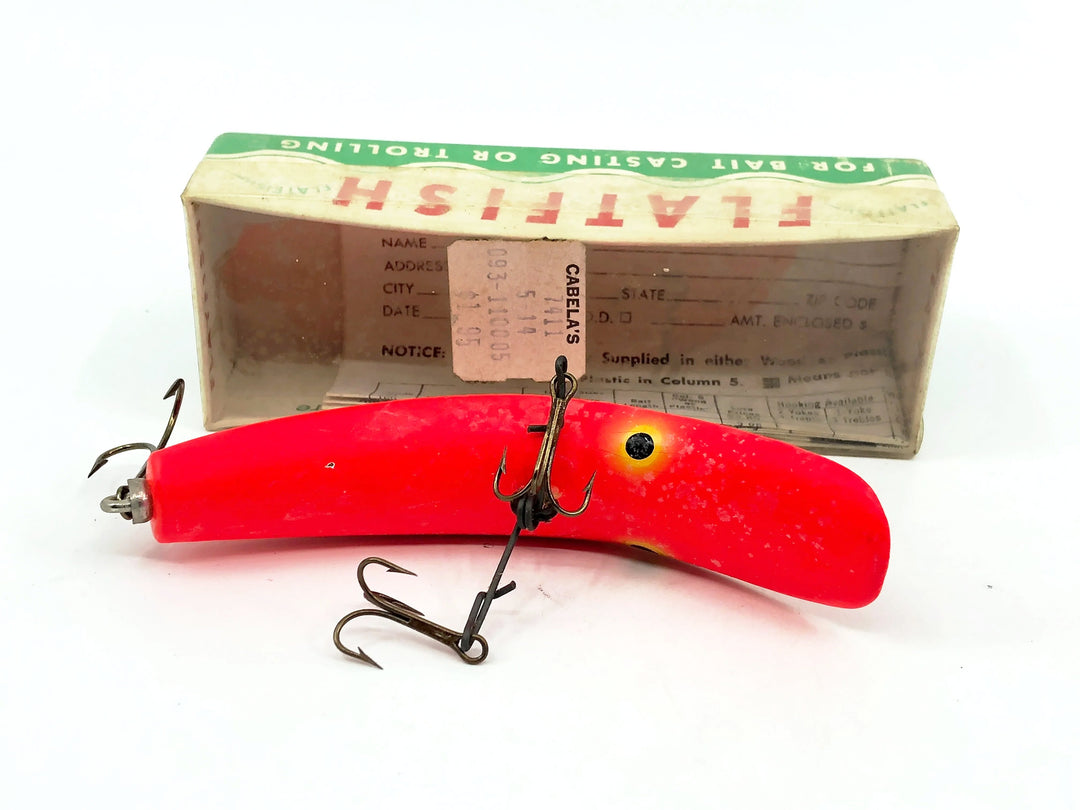 Helin Flatfish M2, RFL Red Fluorescent Color w/Box