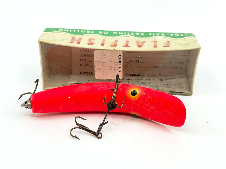 Helin Flatfish M2, RFL Red Fluorescent Color w/Box