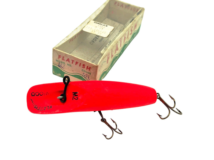 Helin Flatfish M2, RFL Red Fluorescent Color w/Box