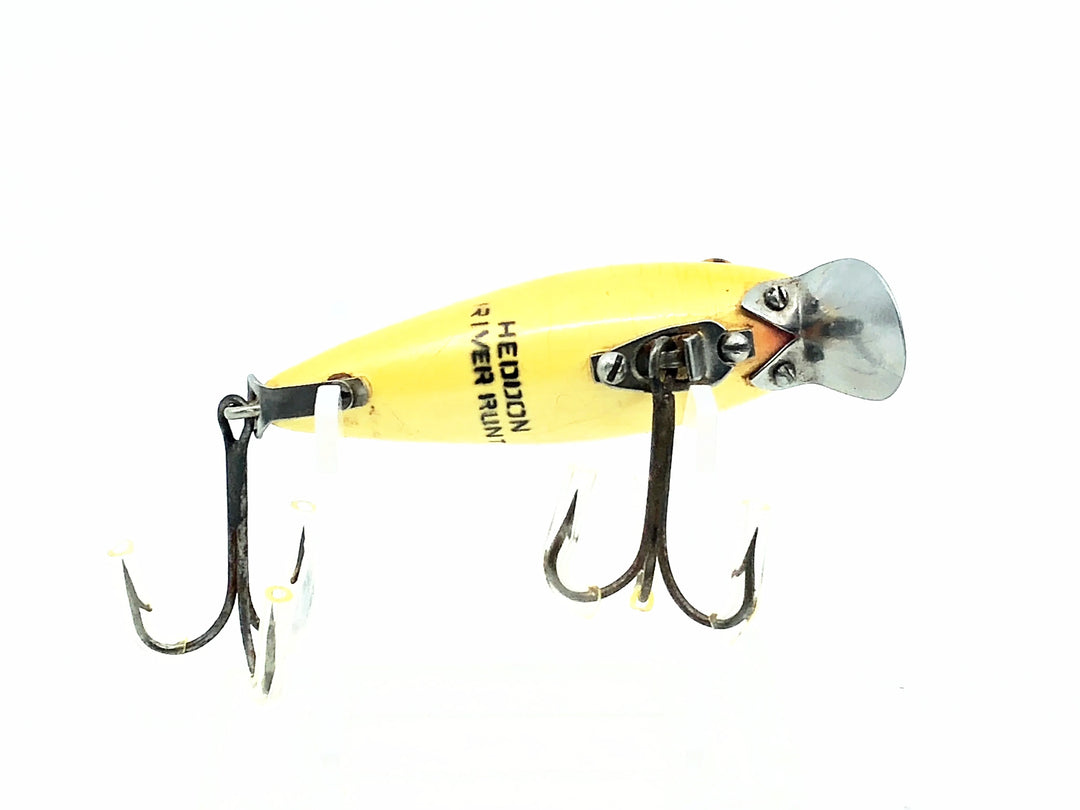 Heddon Wooden River Runt 110, 9PL Pearl Color - Very Good