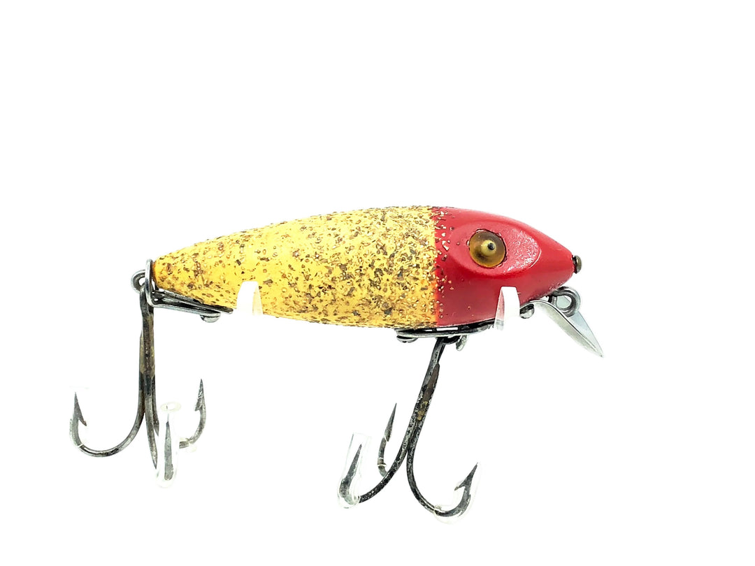 Heddon Wooden River Runt 110, 9RH Red Head Flitter Color - Great Condition