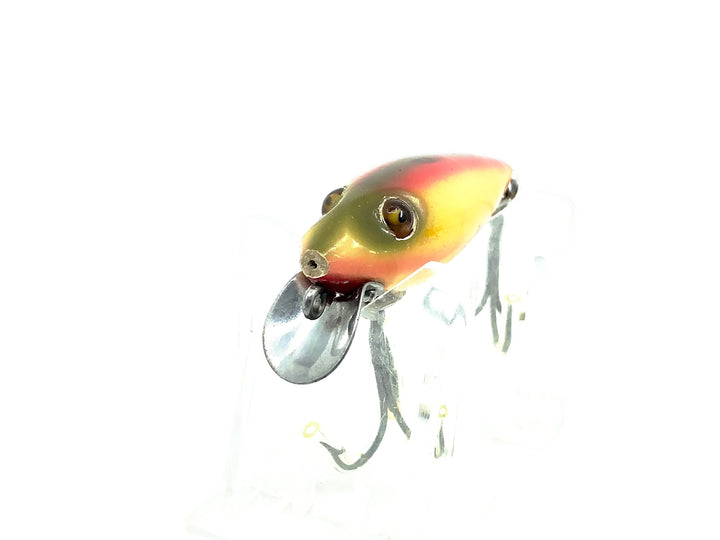 Heddon Wooden River Runt 110, RB Rainbow Color - Very Good Condition!