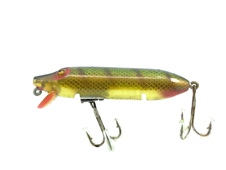 Heddon 9500 Floating Vamp Spook, 9L Perch Scale Color - 1931-34 - Tough, Great Condition