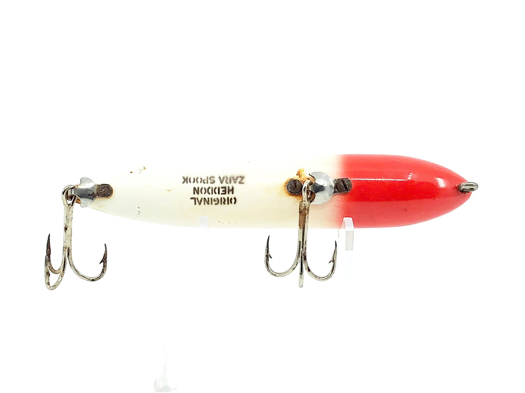 Heddon Original Zara Spook, RH Red Head/White Color