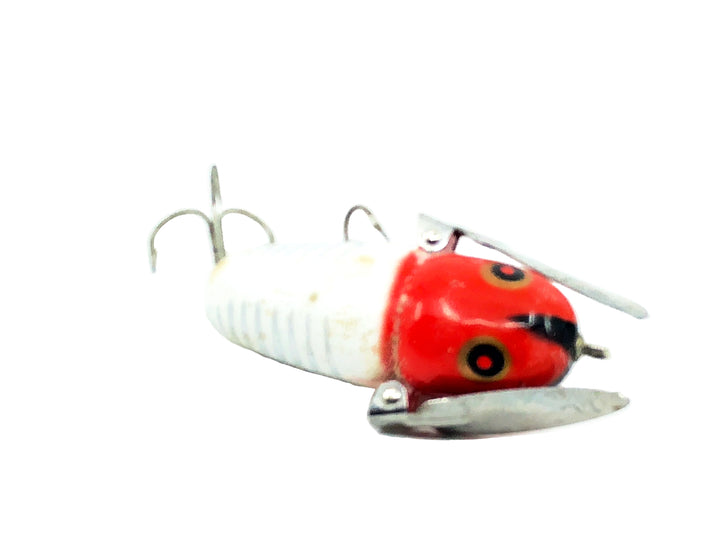 Heddon Crazy Crawler 9120, XRW Red & White Shore Color
