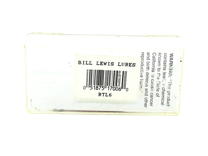 Bill Lewis Rat-L-Trap 1/2 oz, RTL6 Letric Red Color