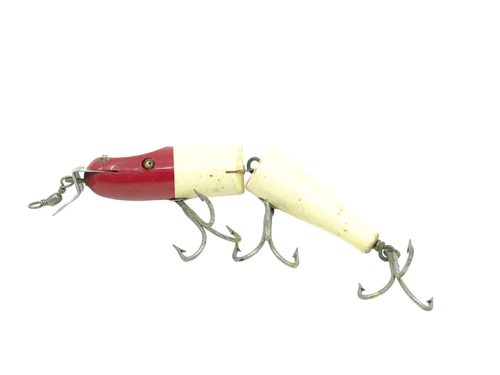 Creek Chub Jointed Husky Pikie 3000, Red Head/White Color 3002
