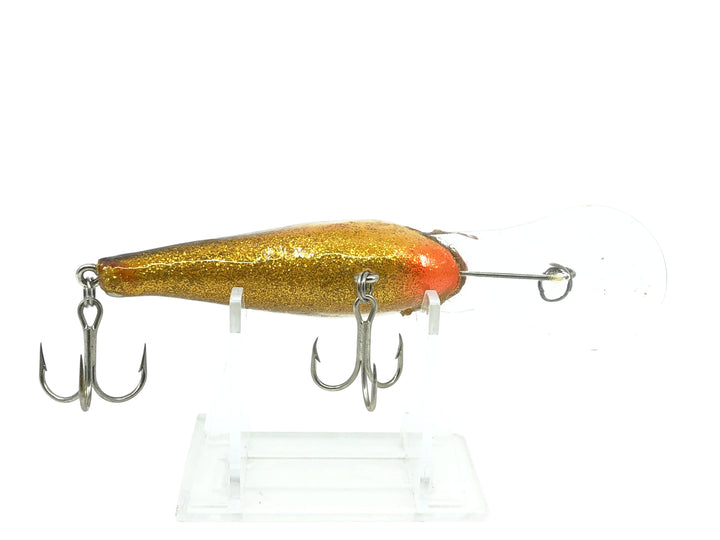 Strike King Dance-N-Shad, Gold Sparkles/Black Back Color on Card