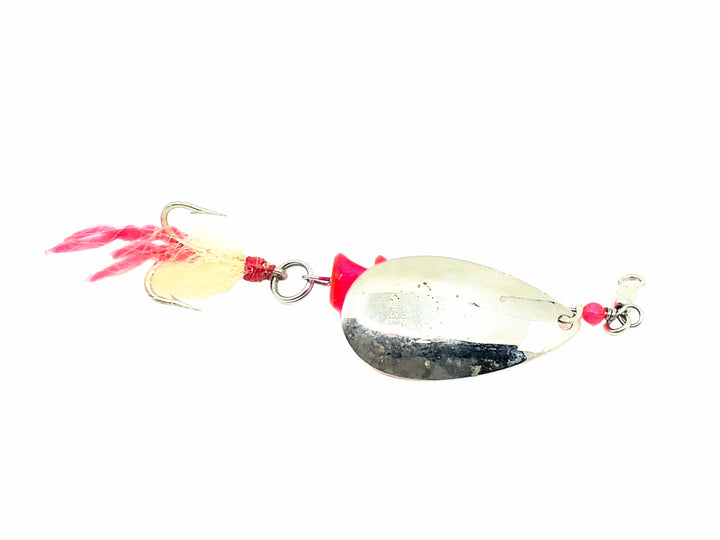 Luhr Jensen Tee Spoon, Silver Blade/Red Body Spinner