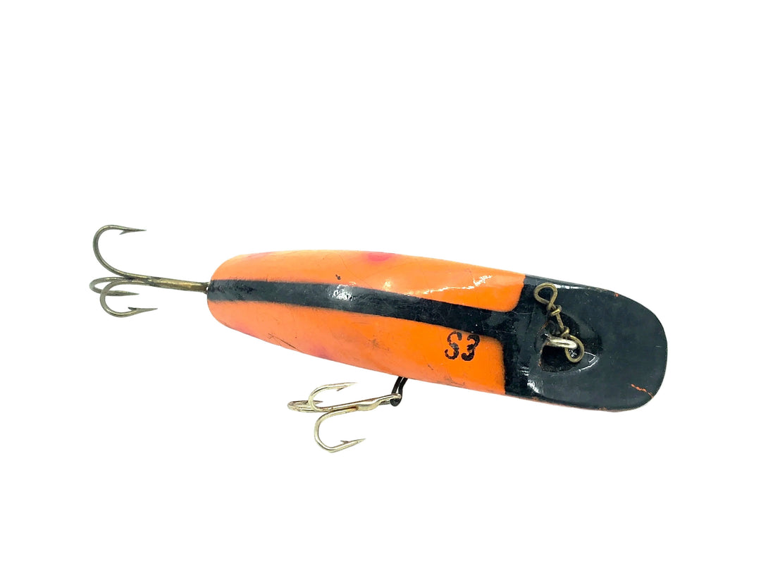 Helin Flatfish S3, OB Orange/Red Tip/Black Back Color