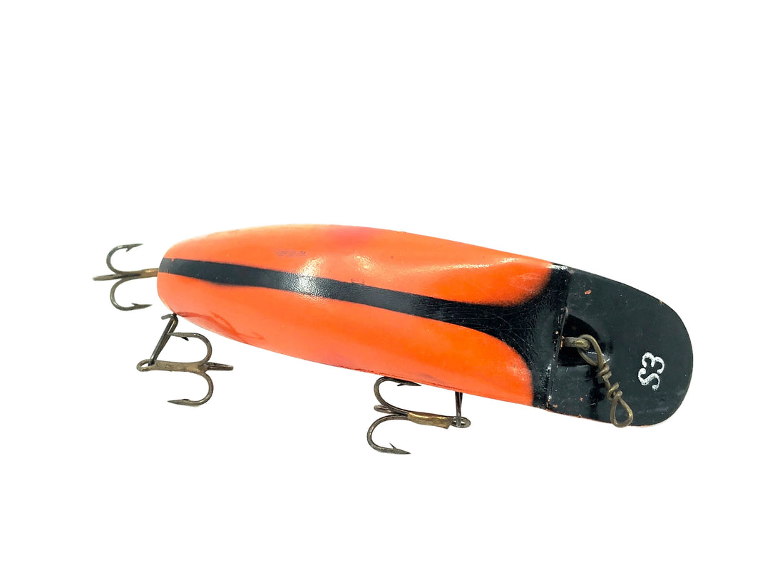 Helin Flatfish S3, OB Orange/Red Tip/Black Back Color