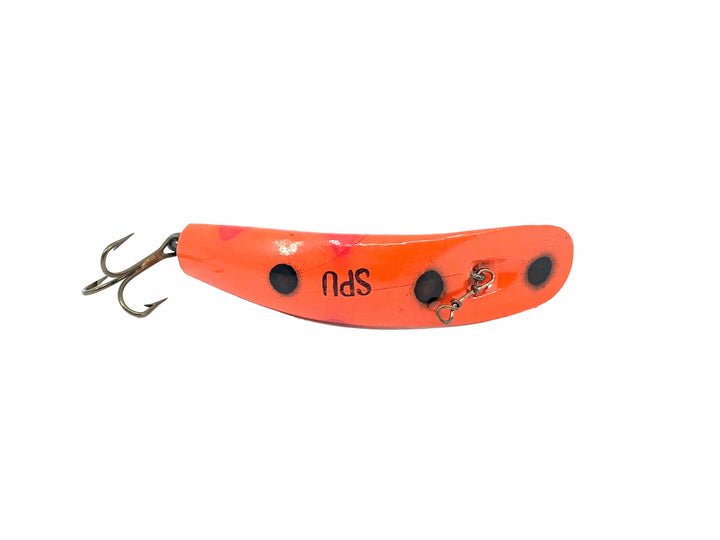 Helin Flatfish Wooden SPU OR Orange/Spots Color