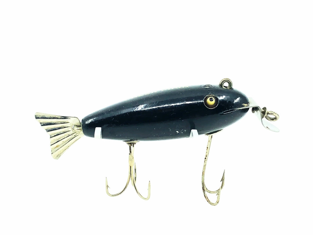 Creek Chub 800 Deluxe Wagtail Chub, #13 All Black Color-Special Order, Great Condition