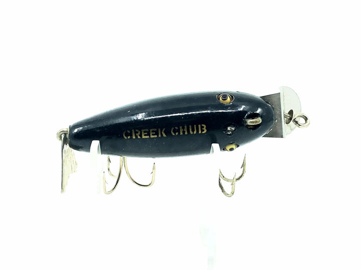 Creek Chub 800 Deluxe Wagtail Chub, #13 All Black Color-Special Order, Great Condition