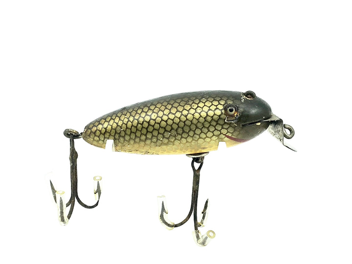 Creek Chub 200 Baby Wiggler, #00 Natural Chub Color-Early Version, Hand Painted Gills