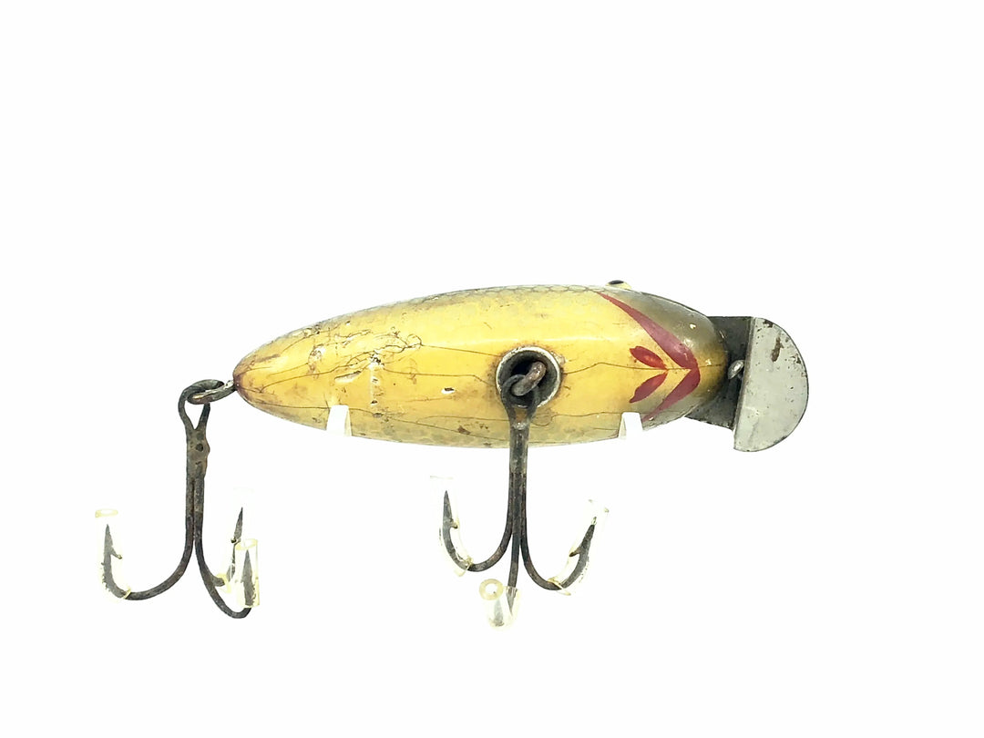 Creek Chub 200 Baby Wiggler, #00 Natural Chub Color-Early Version, Hand Painted Gills