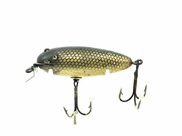 Creek Chub 200 Baby Wiggler, #00 Natural Chub Color-Early Version, Hand Painted Gills