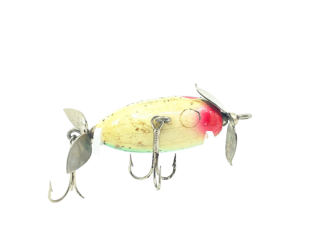 Paw Paw Midget Spinner, Green/Silver Flitter Color