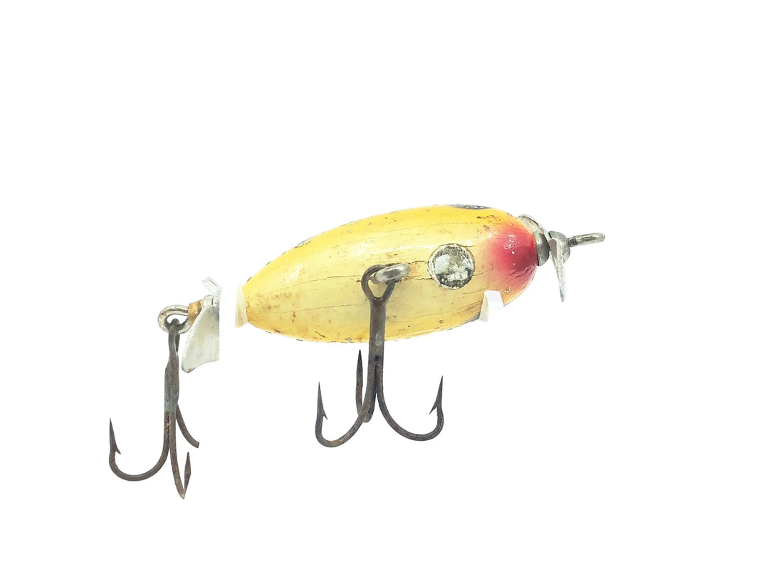 Paw Paw Midget Spinner, Yellow/Silver Flitter Color