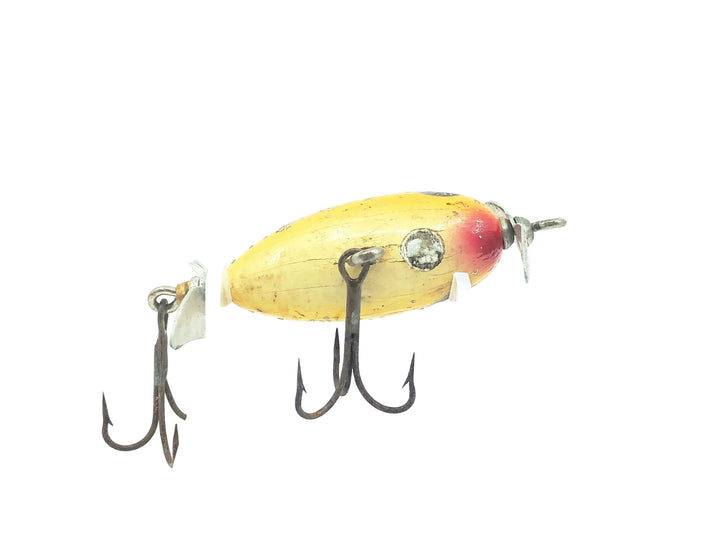 Paw Paw Midget Spinner, Yellow/Silver Flitter Color