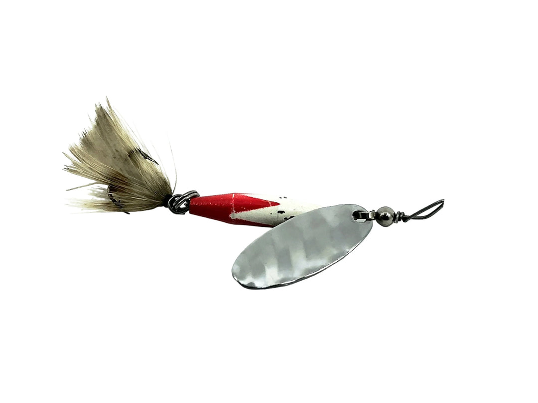 Luhr Jensen Shyster Spinner 1/4oz, Red/White Color