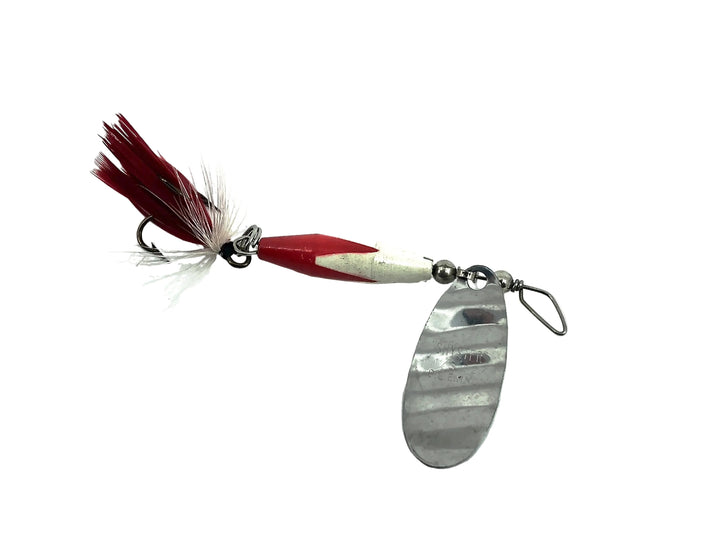Luhr Jensen Shyster Spinner 1/3oz, Red/White Color