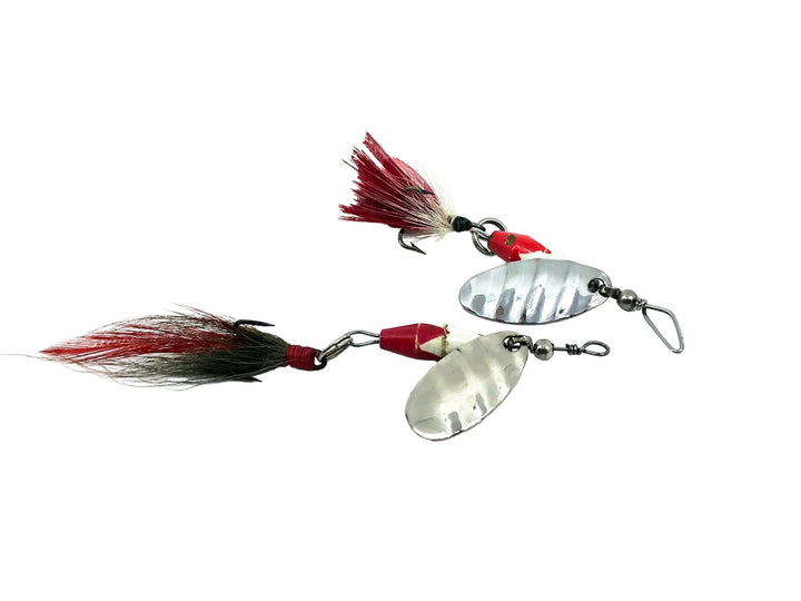 Luhr Jensen Shyster Spinner 1/8oz, Red/White Color Combo