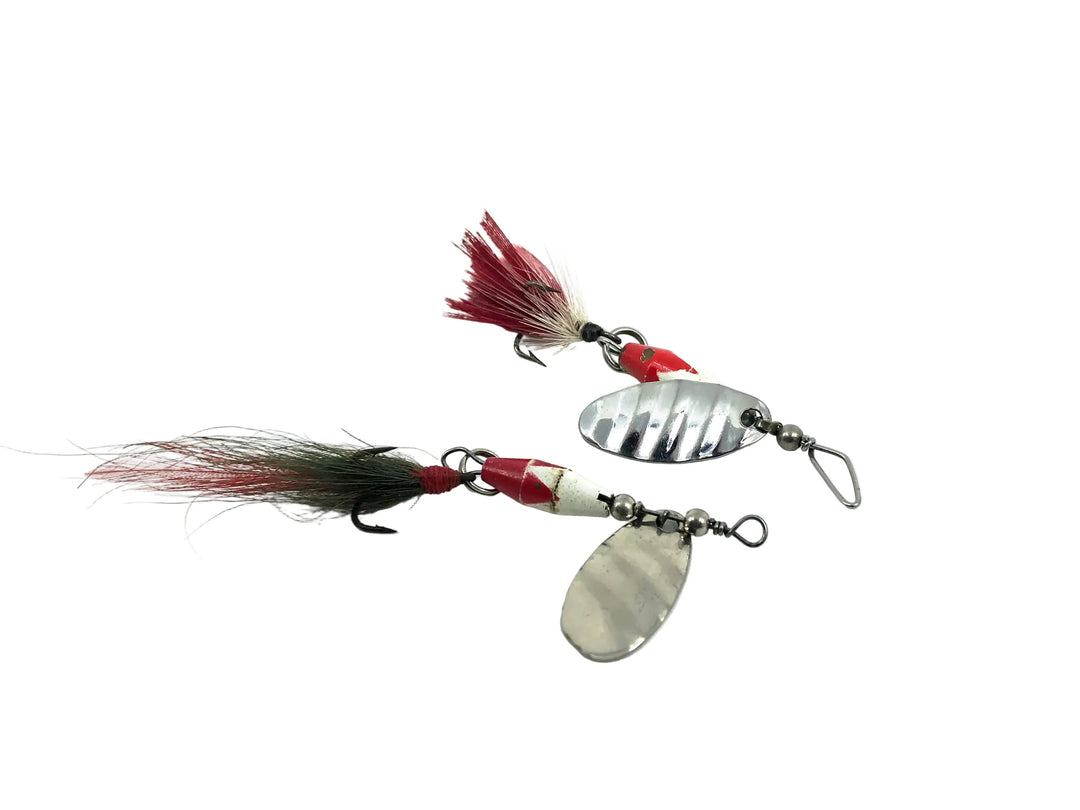 Luhr Jensen Shyster Spinner 1/8oz, Red/White Color Combo