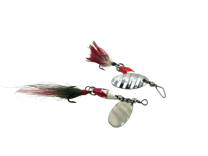 Luhr Jensen Shyster Spinner 1/8oz, Red/White Color Combo
