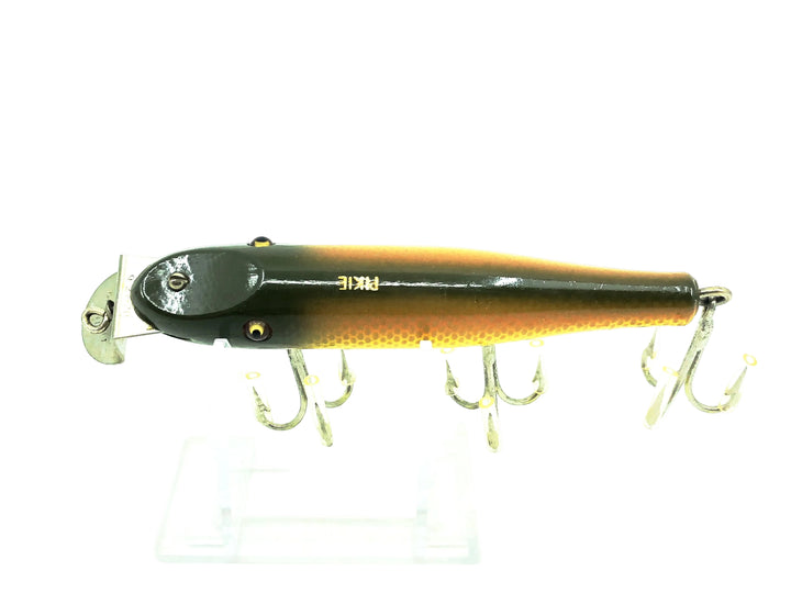 Creek Chub 700 Pikie, 704 Golden Shiner Color - Glass Eyes, Very Good Condition!