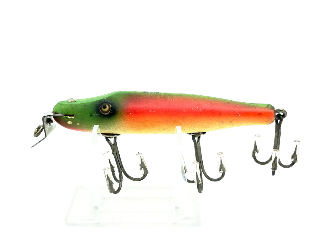 Creek Chub 700 Pikie, 731 Fire Rainbow Color - Glass Eyes, Very Good Condition