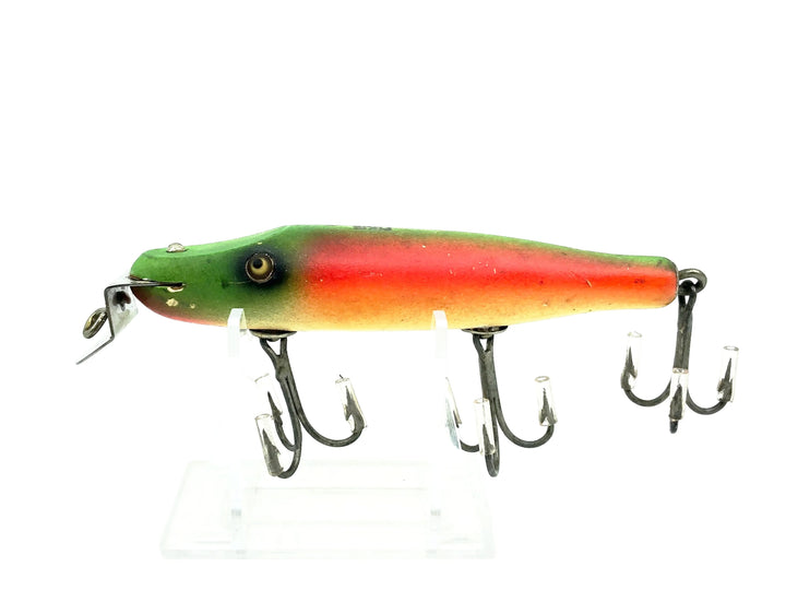 Creek Chub 700 Pikie, 731 Fire Rainbow Color - Glass Eyes, Very Good Condition