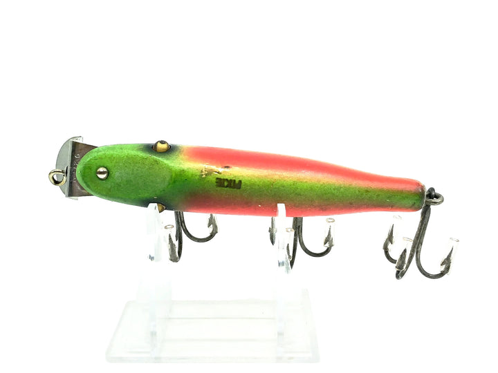 Creek Chub 700 Pikie, 731 Fire Rainbow Color - Glass Eyes, Very Good Condition