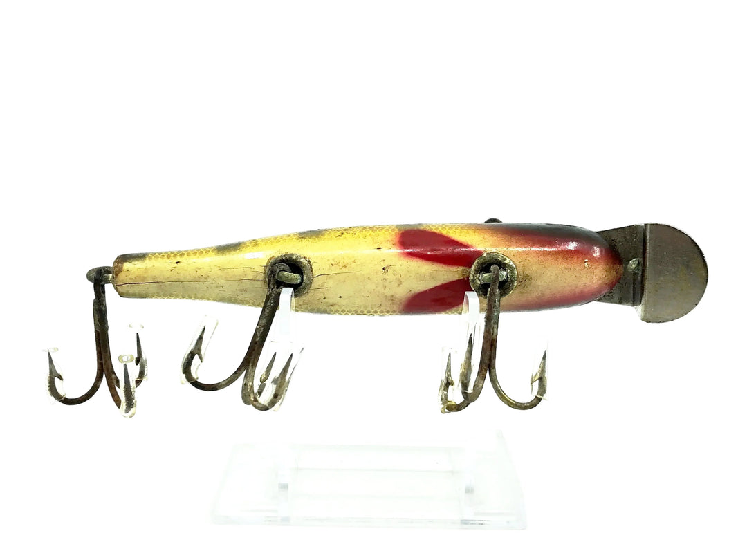 Creek Chub 700 Pikie, 701 Perch Scale Color - Glass Eyes, Very Good Condition!