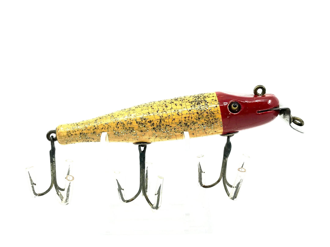 Creek Chub 700 Pikie, Red Head/Flash Color Special Order (non-luminous)- DLT, Very Good Condition