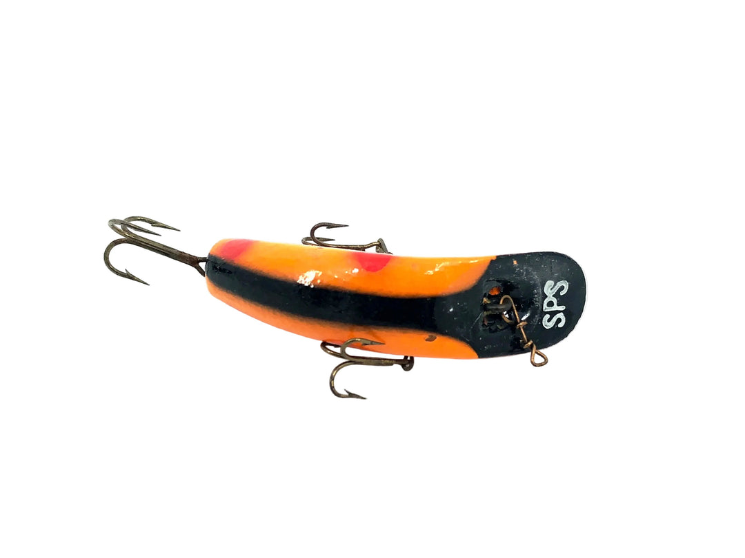 Helin Flatfish Wooden SPS, LOB Light Orange/Red Tip/Black Back Color