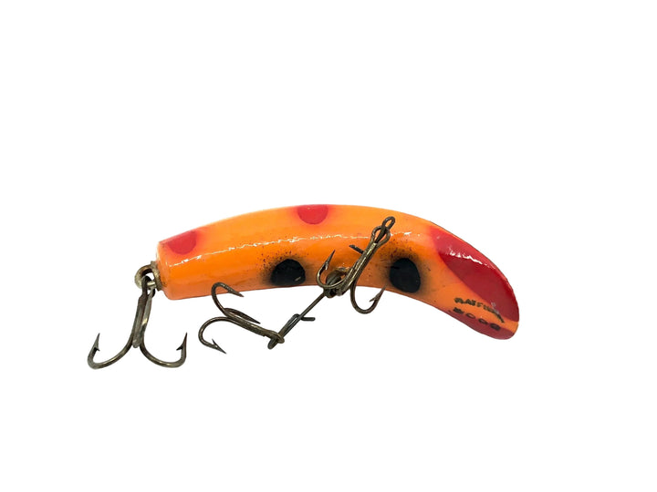 Helin Flatfish Wooden SPS, LOB Light Orange/Red Tip/Black Back Color