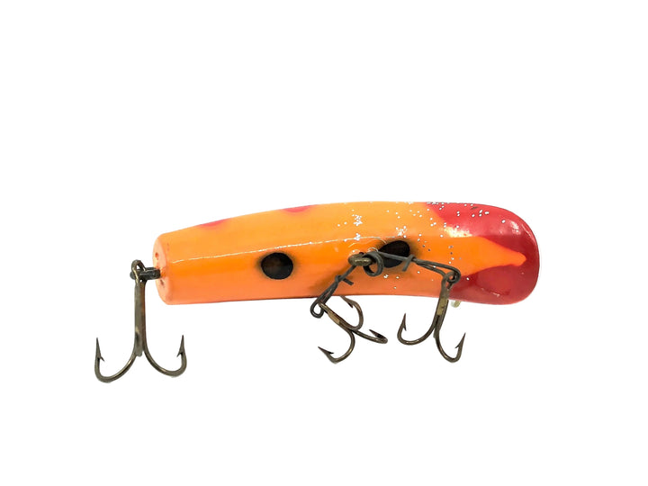 Helin Flatfish Wooden SPS, LOB Orange/Red Tip/Black Back Color