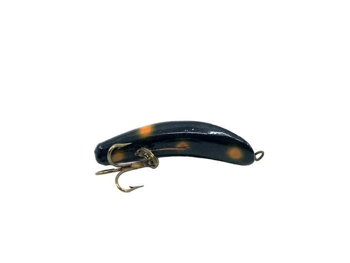 Helin Wooden Flatfish F4, BO Black/Orange Dots Color