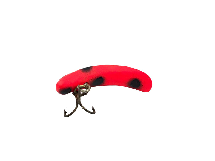 Helin Flatfish F4, RFB Red Fluorescent/Black Dots Color - Plastic