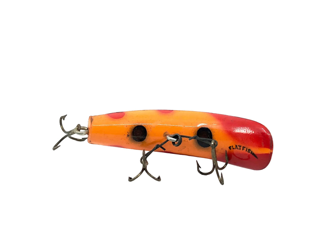 Helin Flatfish X4, OB Orange/Red Tip/Black Back Color