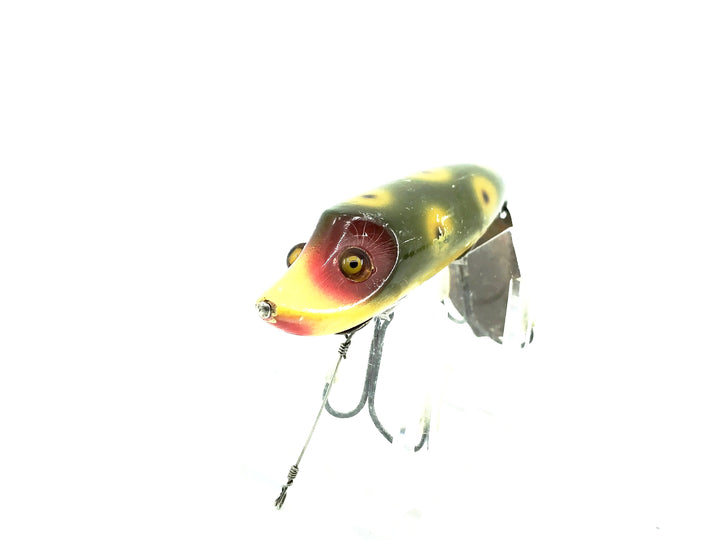 Heddon Flap-Tail Jr. 7110, 9B Frog Spot Color