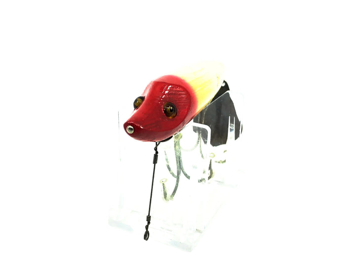 Heddon Flap-Tail Jr. 7110, 9RH Red Head/White Color - Very Good Condition