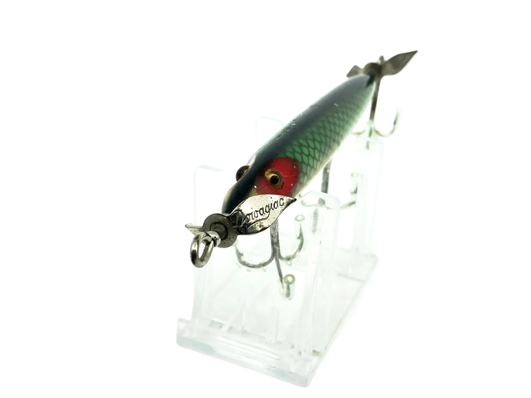 Heddon 130 Torpedo, 9D Green Scale Color - L-Rig, Very Good Condition!