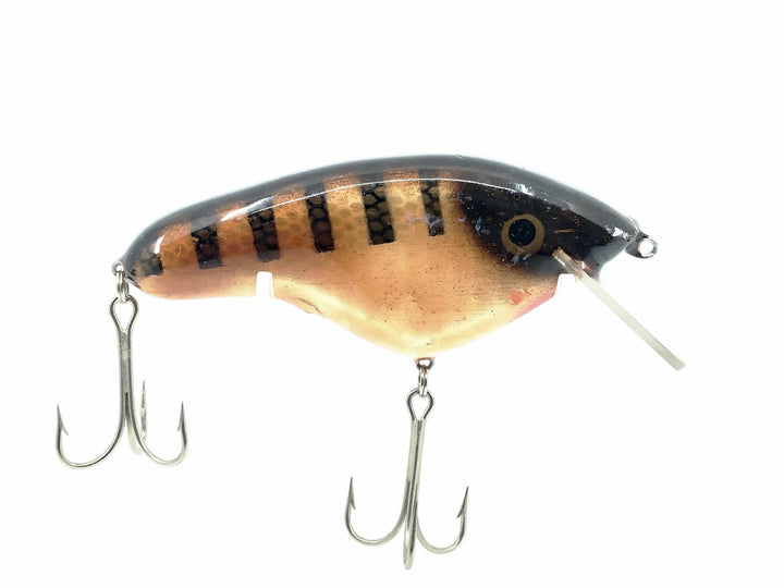 Crane 105 Musky Bait, Brown Perch/White Belly Color