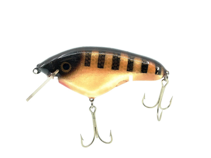 Crane 105 Musky Bait, Brown Perch/White Belly Color
