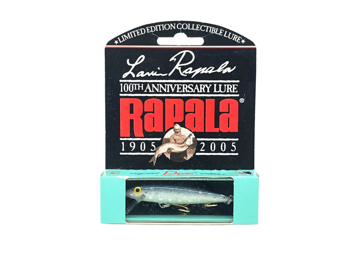 Rapala 100th Anniversary Model LR-100, ARR Silver Grey Color with Box